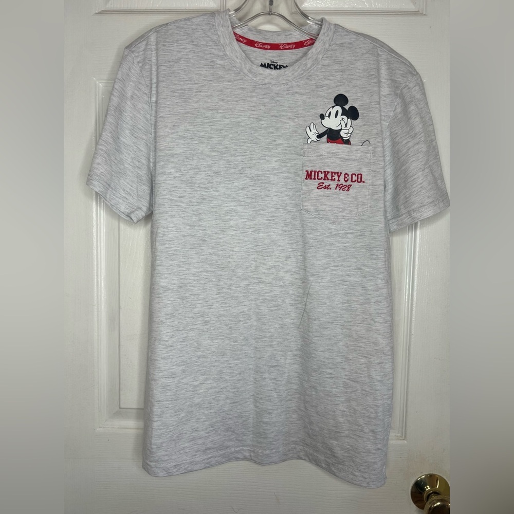 DISNEY Mickey Mouse and Friends Women’s Pocket T-Shirt Small Embroidered - Picture 2 of 8